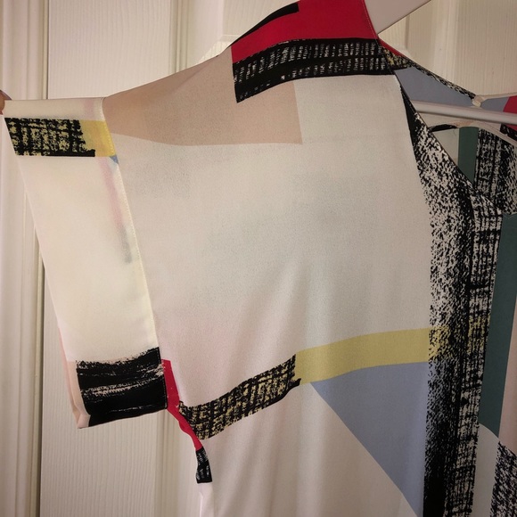 Babaton Modern Art Print Dress - Picture 5 of 7